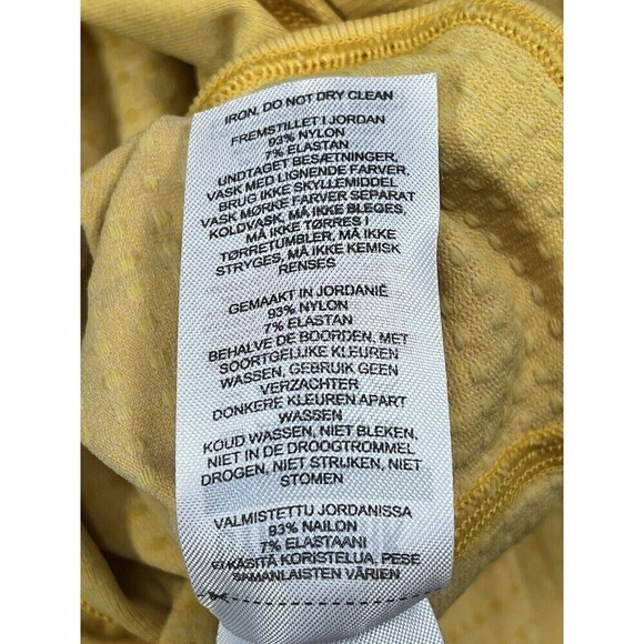 Gymshark Women's Leggings L Yellow Whitney Simmons High Rise Pocket Ruched Back - Picture 7 of 10